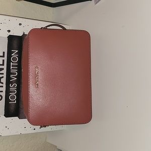 Nwot Michael Michael Kors terracotta jet set large saffiano leather crossbody ba